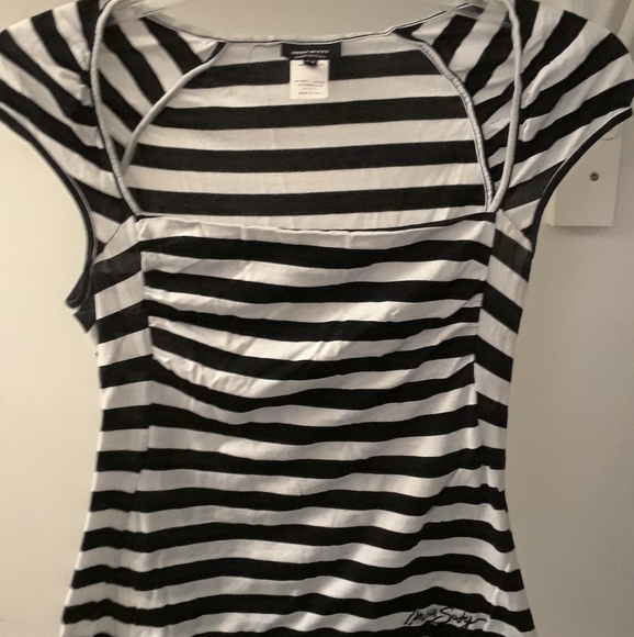 Ms.Sixty Striped Blouse - Picture 1 of 2
